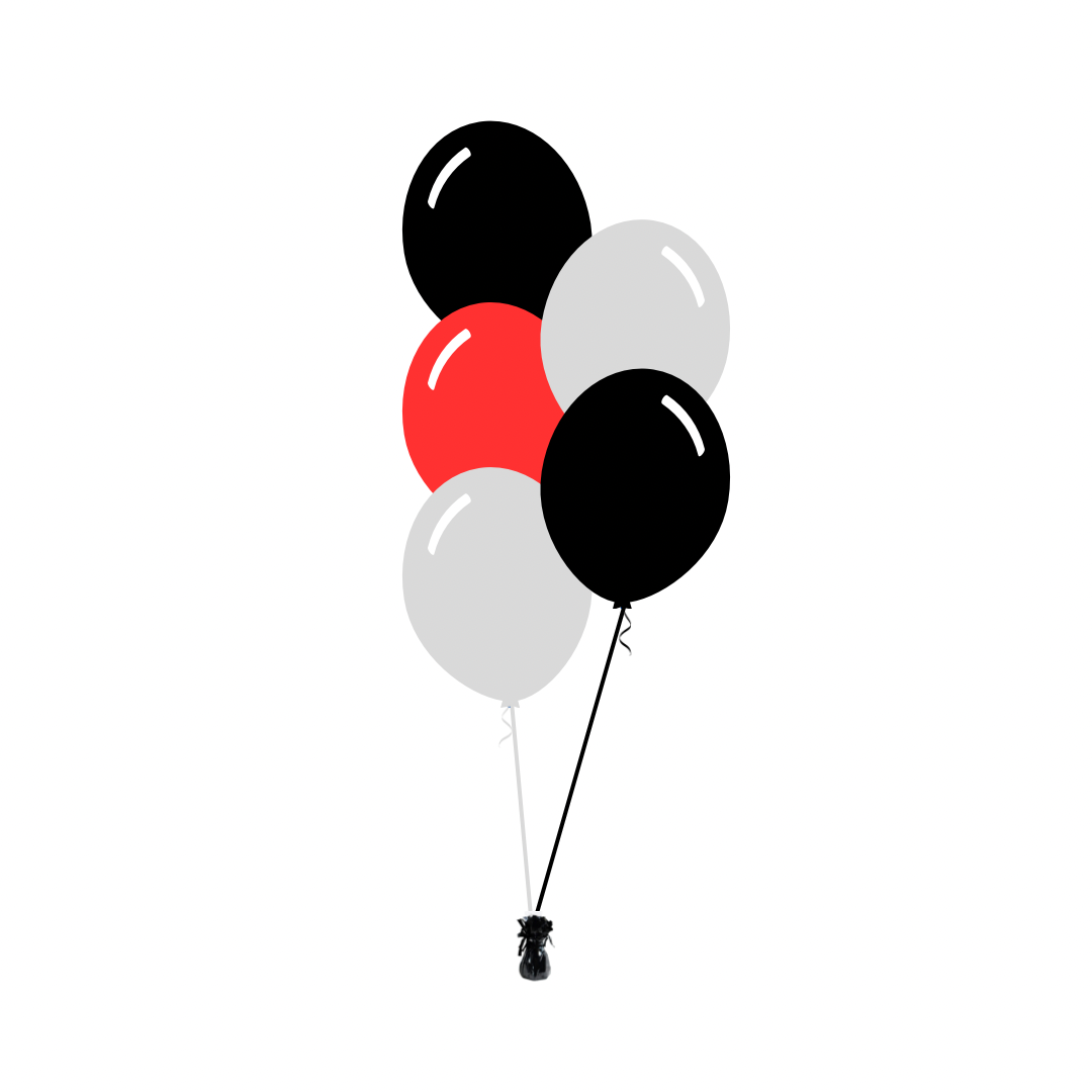 AFL: Saint Kilda Saints Arrangement of 5 Balloons