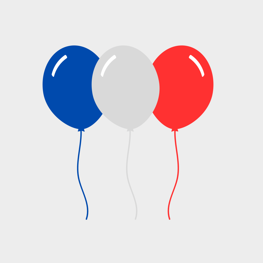 AFL: Western Bulldogs Bundle of 50 Individual Helium Filled Balloons with Matching Ribbon (No Weight)