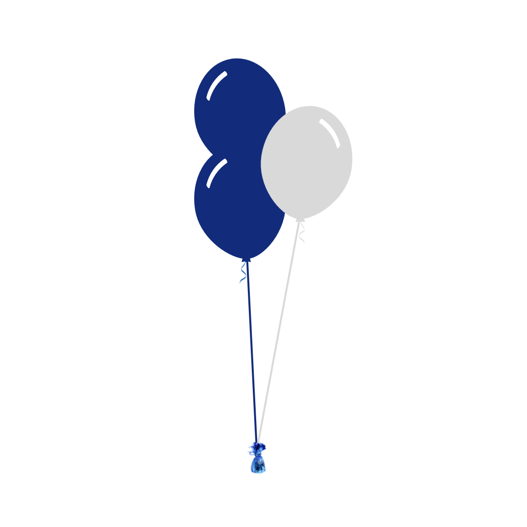 AFL: Geelong Cats Arrangement of 3 Balloons