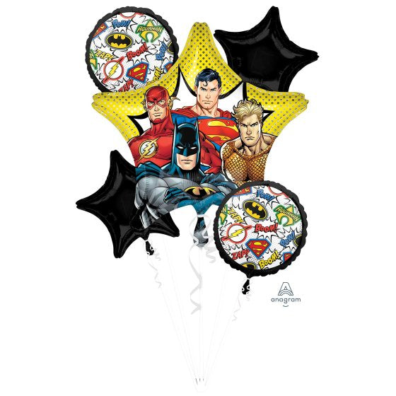 Justice League Balloon Bouquet - Floor Length