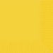 20 Pack Beverage Napkins - Yellow Sunshine