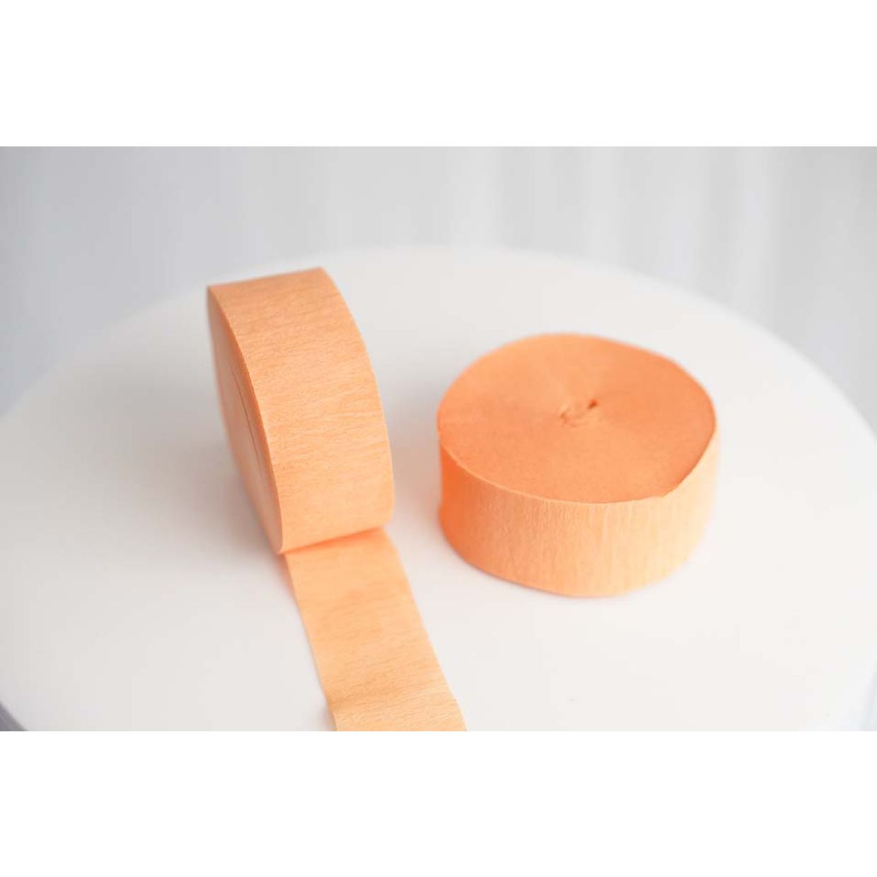 Peach Crepe Streamer (3.5cm x 25m)