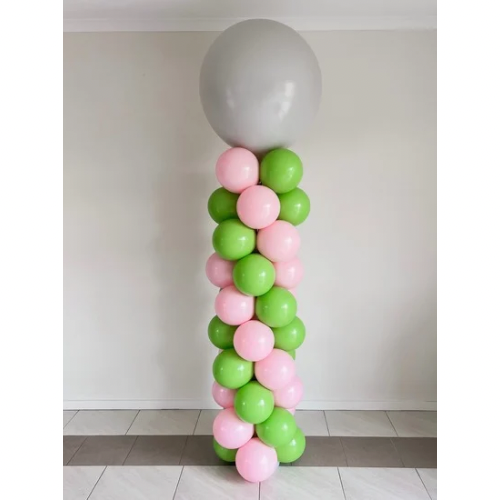 Balloon Column with 90cm Latex Balloon - HIRE ONLY