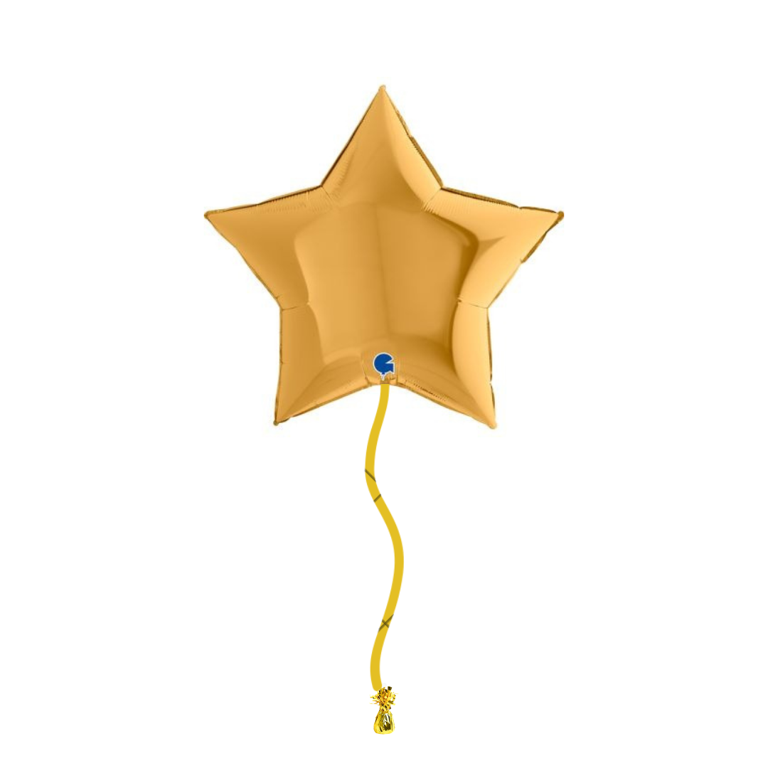 90cm Helium Filled Foil Star Balloon