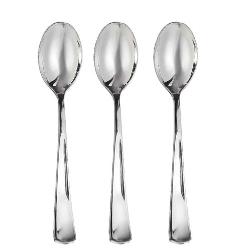 Premium Spoons 32 Pack - Silver