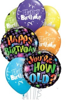 How old? Birthday bouquet - Floor Length