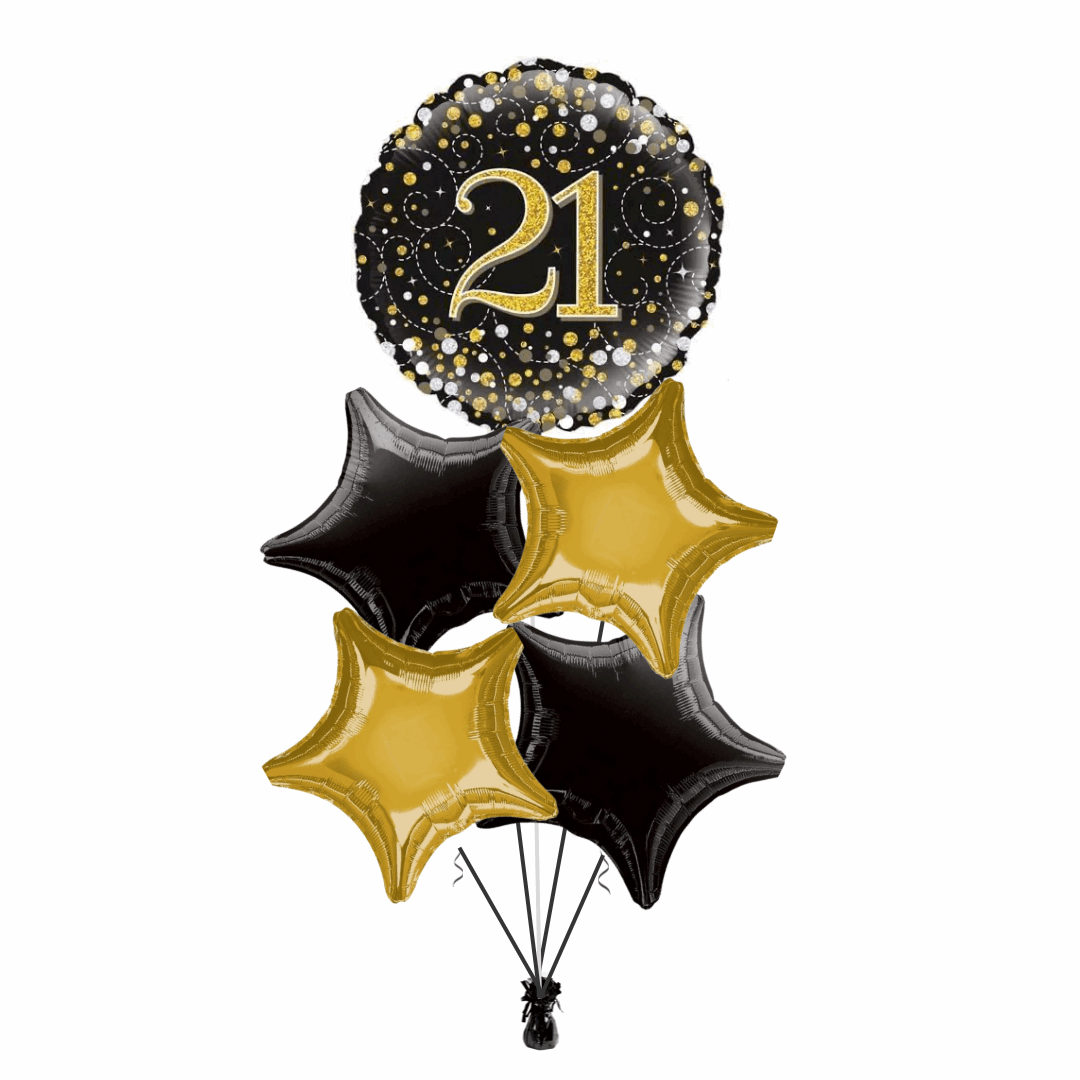 21st Birthday Balloon Bouquet