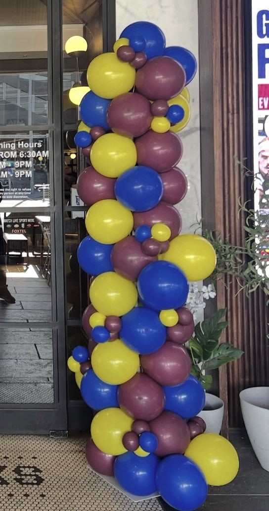 Brisbane Lions Organic Balloon Column