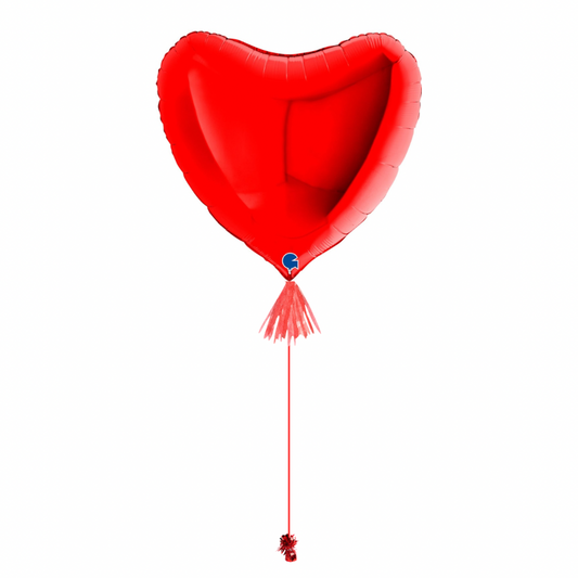 90cm Red Heart with Tassel - Floor Length