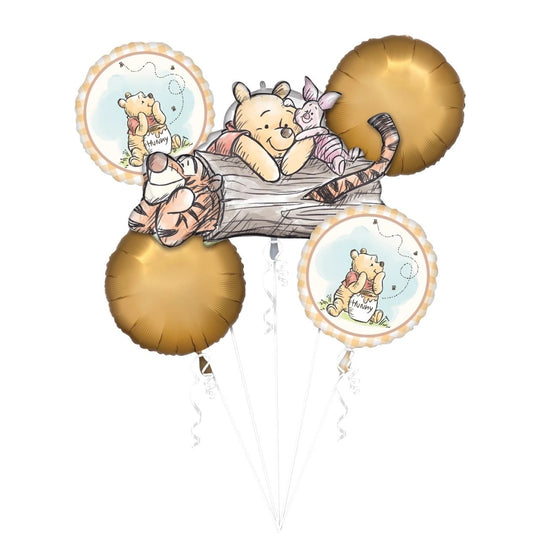 Winnie the Pooh Balloon Bouquet - Floor Length