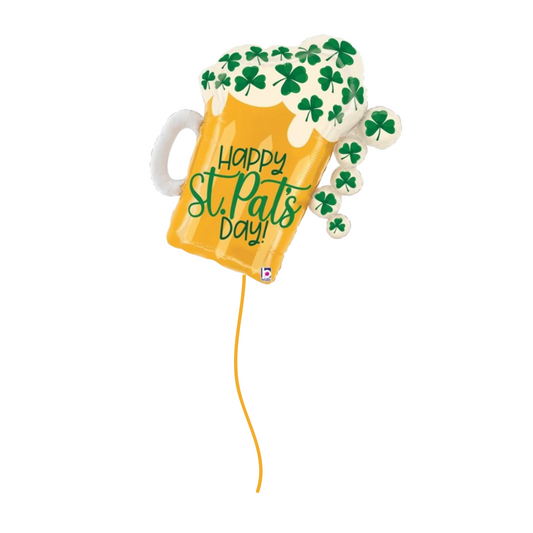 St Patrick’s Day Beer Helium Filled SuperShape