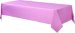 Rectangle Plastic Table Cover - New Pink