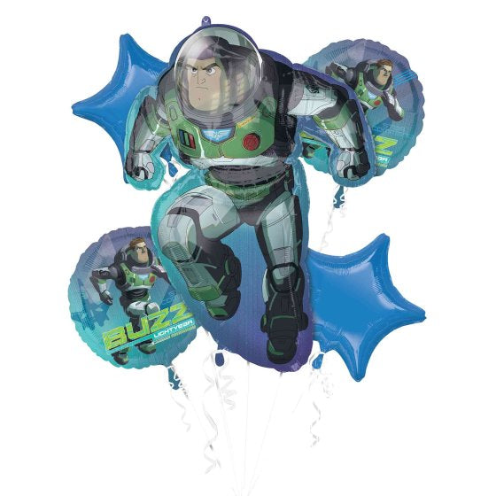 Buzz Lightyear Balloon Bouquet - Floor Length