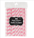 24 Pack Paper Straws - New Pink