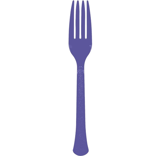 Premium Forks 20 Pack - New Purple