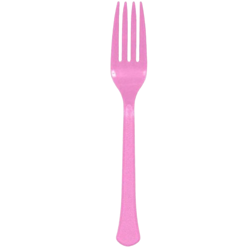 Premium Forks 20 Pack - New Pink