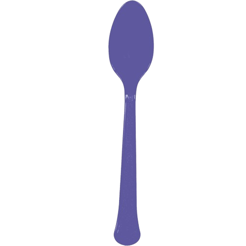 Premium Spoons 20 Pack - New Purple