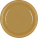 20 Pack Premium Plastic Plates 23cm - Gold