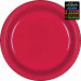 20 Pack Premium Plastic Plates 23cm - Apple Red