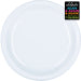 20 Pack Premium Plastic Plates 23cm - Clear