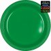 20 Pack Premium Plastic Plates 23cm - Festive Green