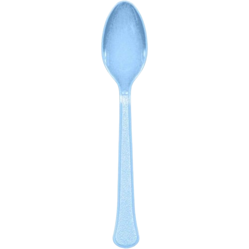 Premium Spoons 20 Pack - Pastel Blue