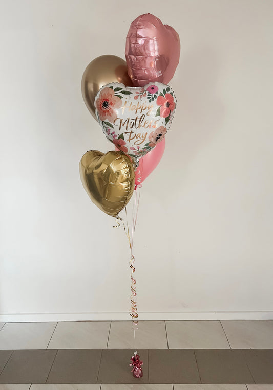 Mother’s Day with Hearts & Latex Balloons