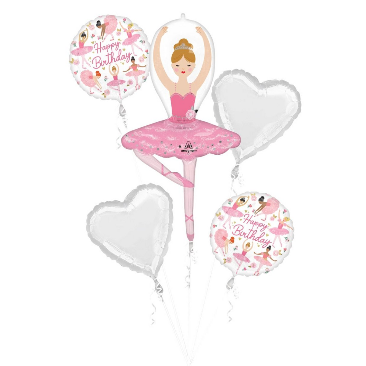 Ballerina Balloon Bouquet - Floor Length
