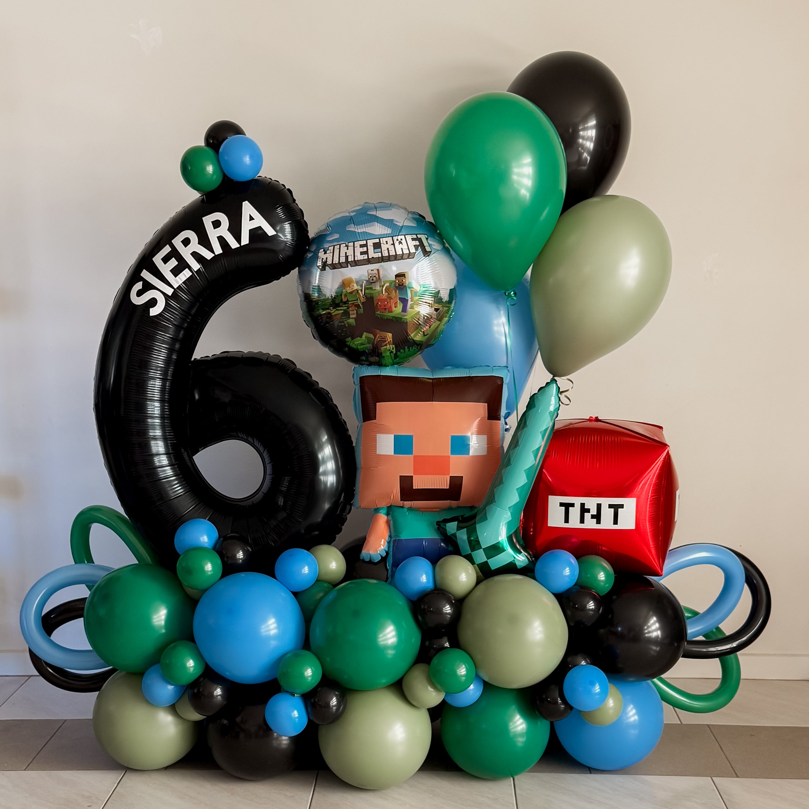 Minecraft Air Filled Cluster - Does Not Float – BALLOONS2U
