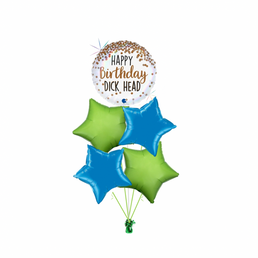 Happy Birthday D*ckhead Balloon Bouquet