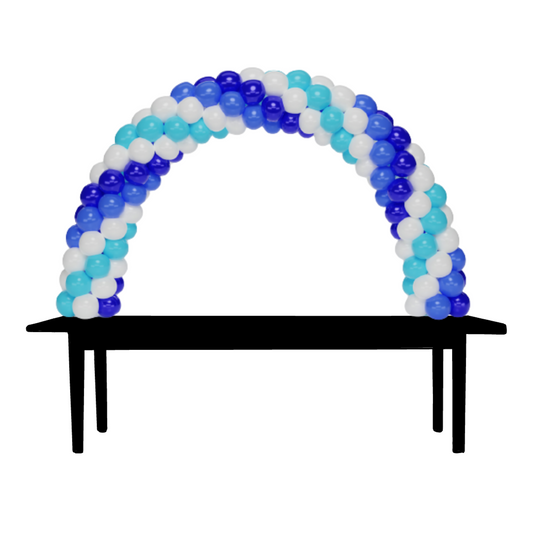 1.8cm Table Balloon Arch - HIRE ONLY