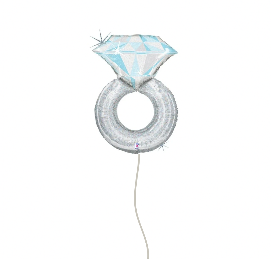 Wedding Engagement Ring Helium Filled SuperShape