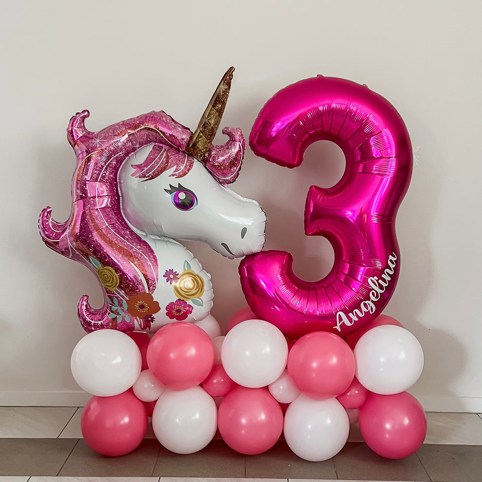 Unicorn Air Filled Cluster - Does Not Float – BALLOONS2U