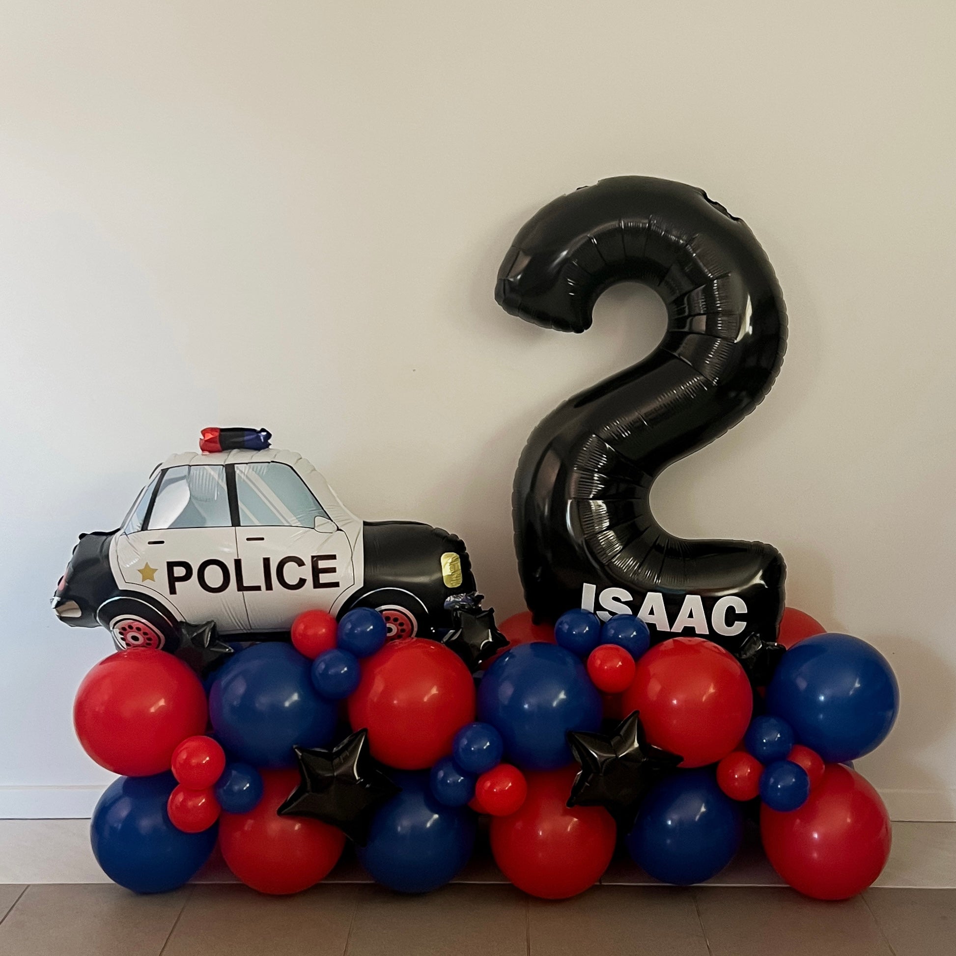 Cop Float Police Car Air Filled Cluster Version 2 - Does Not Float – BALLOONS2U