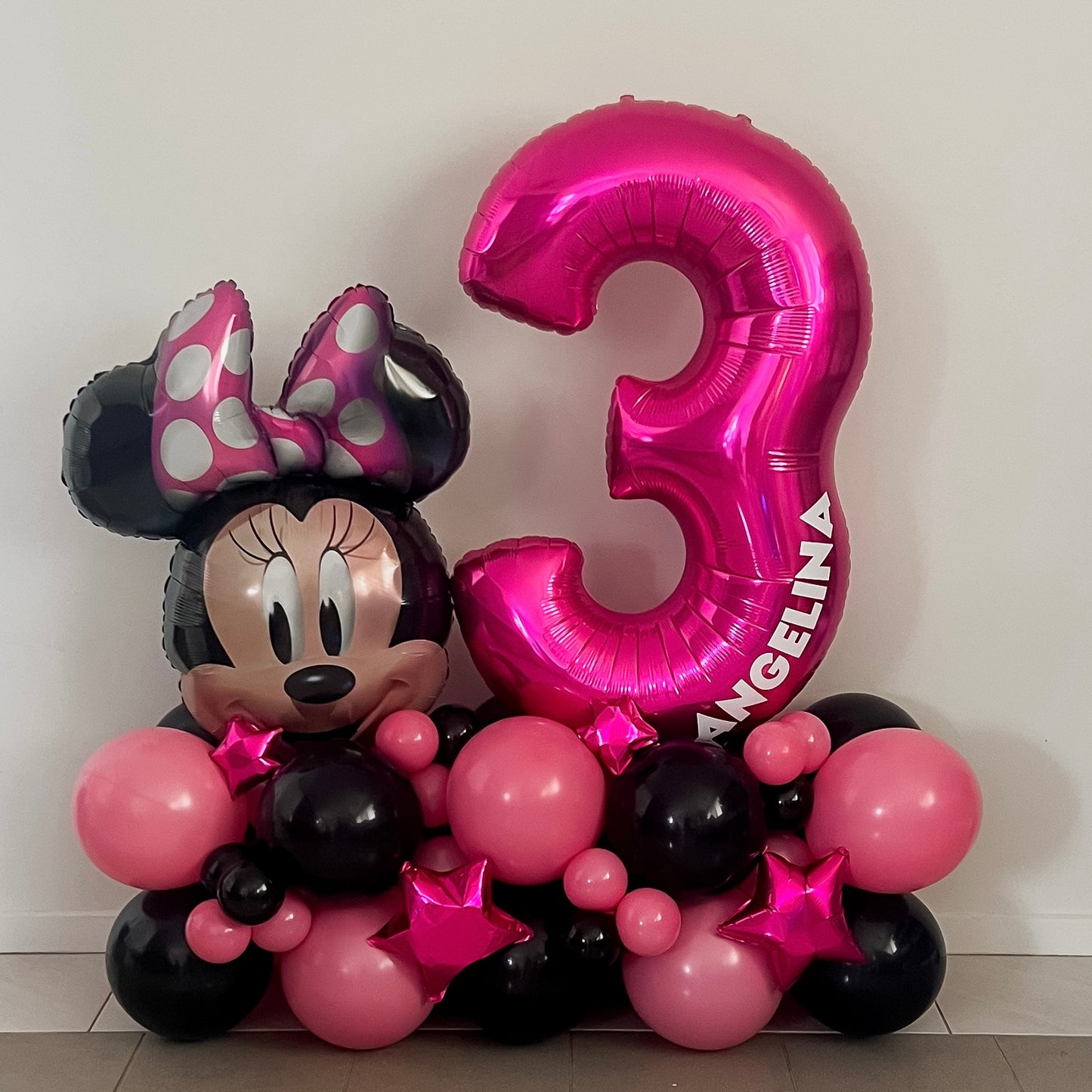 Minnie Mouse Air Filled Cluster Version 2 - Does Not Float