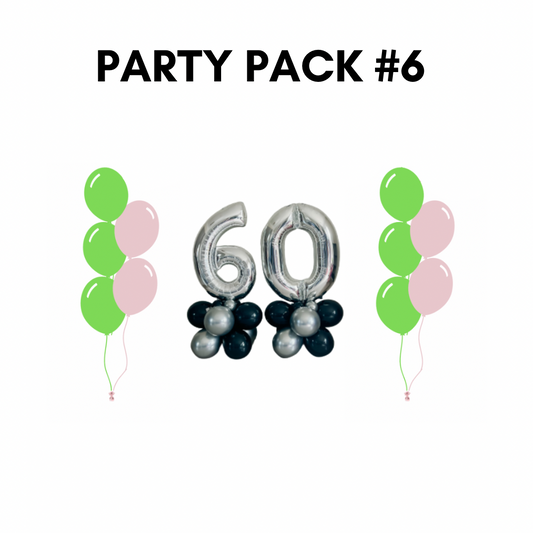 Party Pack #6 - Number Arrangement Does Not Float