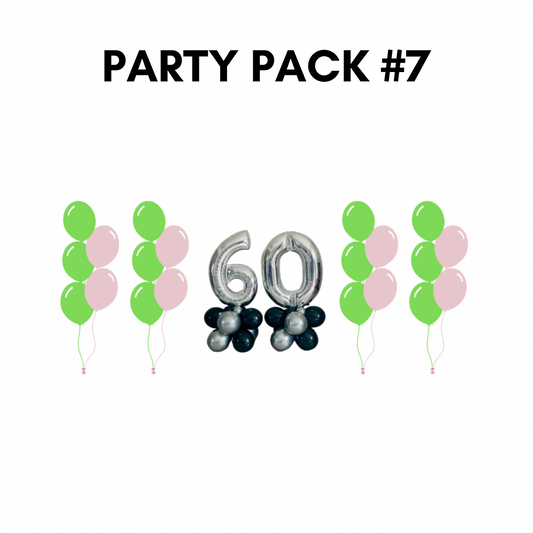 Party Pack #7 - Number Arrangement Does Not Float