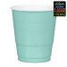 20 Pack Premium Plastic Cups 355ml - Robin’s Egg Blue