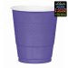 20 Pack Premium Plastic Cups 355ml - New Purple
