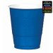 20 Pack Premium Plastic Cups 355ml - Royal Blue