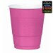 20 Pack Premium Plastic Cups 355ml - Bright Pink