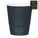 20 Pack Premium Plastic Cups 355ml - Jet Black