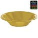 20 Pack Premium Plastic Bowls 355ml - Gold