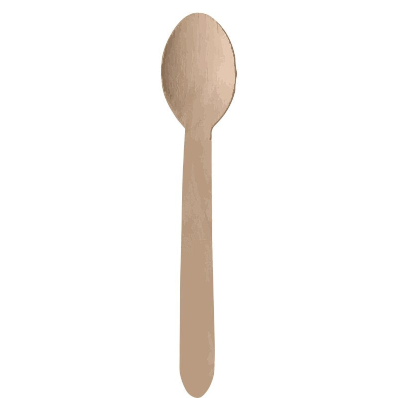 Wooden Spoon 20PK Natural
