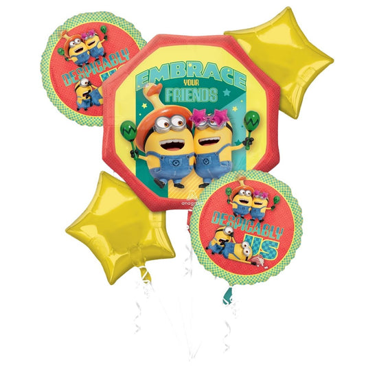 Despicable Me Minion Balloon Bouquet - Floor Length