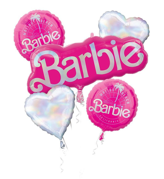 Barbie Malibu Beach Balloon Bouquet - Floor Length