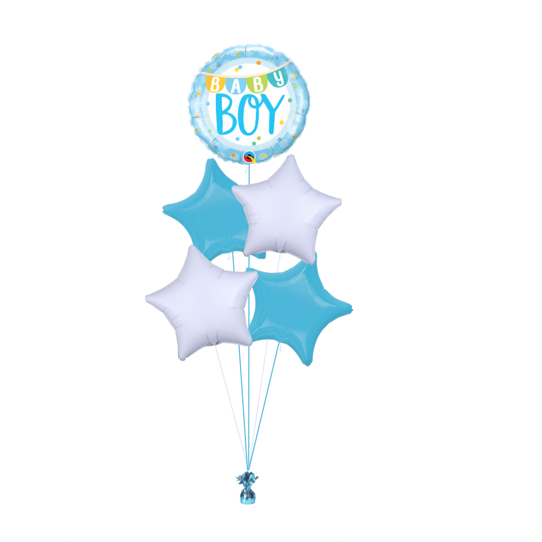 Baby Boy Balloon Bouquet