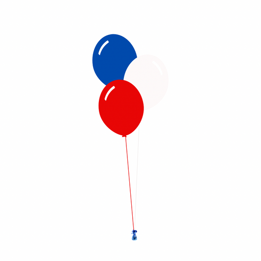 Australia Arrangement of 3 Balloons