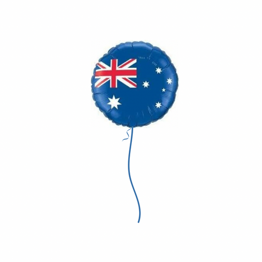 45cm Foil Australia Flag Helium Filled Balloon