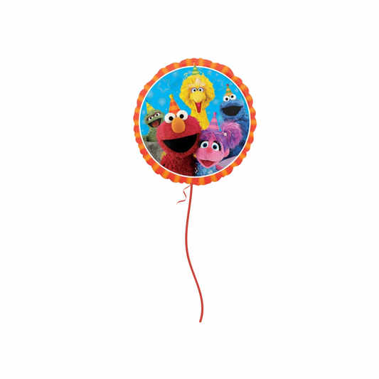 45cm Foil Sesame Street Elmo Helium Filled Balloon